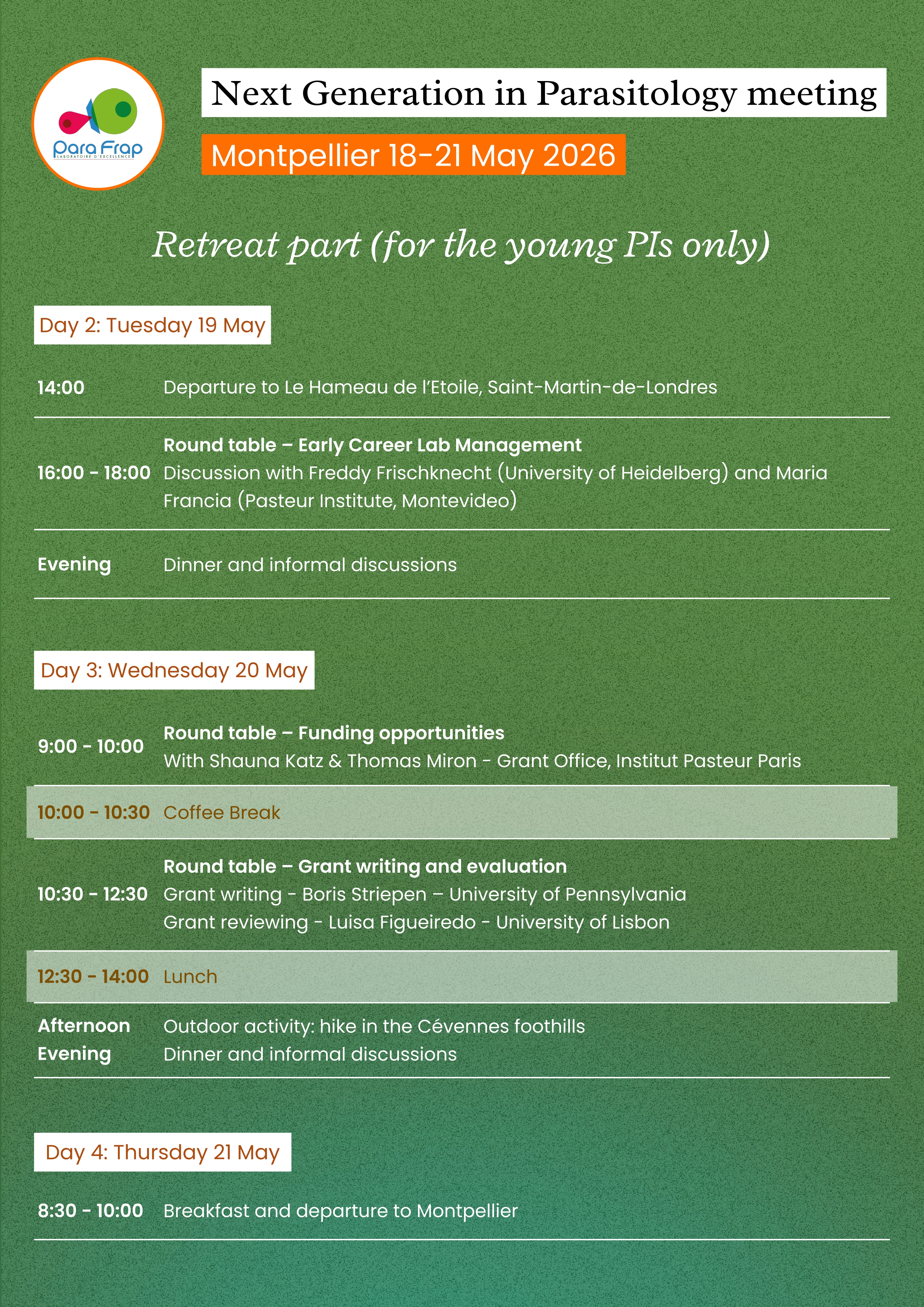 Program Retreat part 1